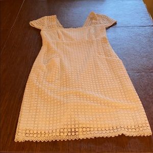 Milly White Eylet Dress